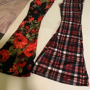 Bell bottom leggings